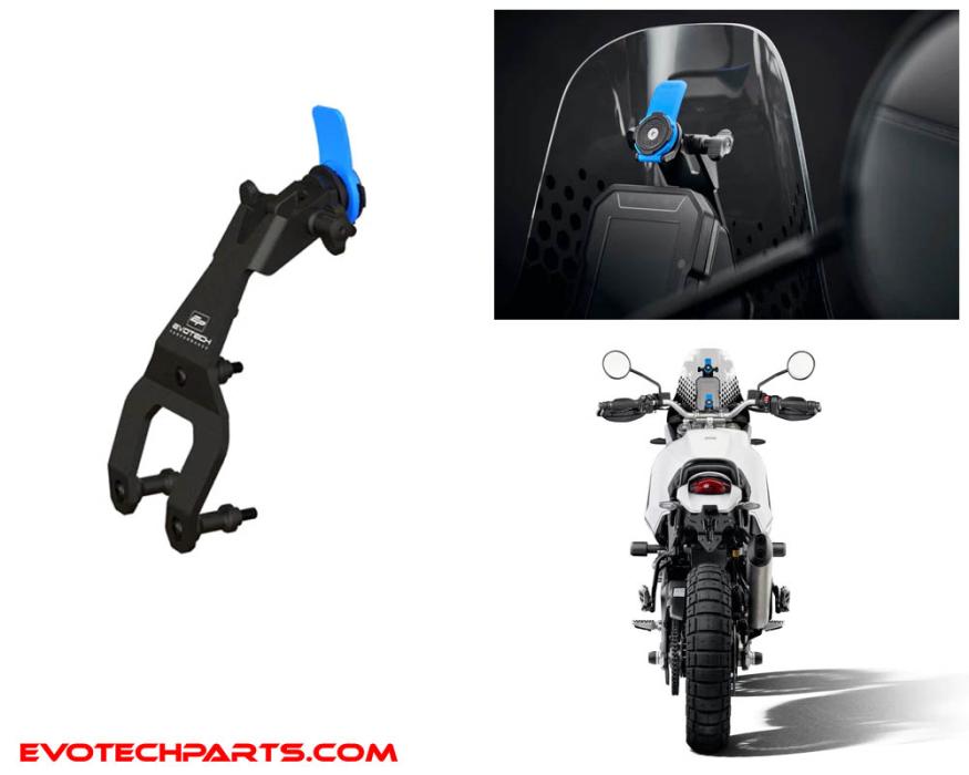 Ducati DesertX ab 2022 Quad Lock kompatibler Navi Halter von Evotech Performance